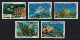 Greece Fish Corals Marine Life 5v 1988 MNH SG#1779A-1783A MI#1687A-1691A - Unused Stamps