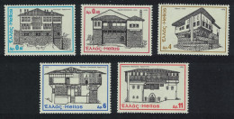 Greece National Architecture 5v 1975 MNH SG#1303-1307 MI#1201-1205 - Neufs