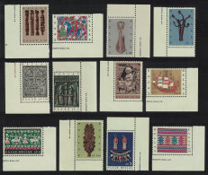 Greece Greek Popular Art 12v Corners 1966 MNH SG#1023-1034 MI#921-932 Sc#864-875 - Ungebraucht