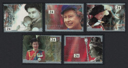 Great Britain 40th Anniversary Of Accession 5v 1992 MNH SG#1602-1606 - Ongebruikt