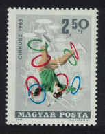 Hungary Acrobat With Hoops 2.50Ft 1965 Canc SG#2100 - Usado