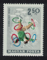 Hungary Acrobat With Hoops 2.50Ft 1965 Canc SG#2100 - Oblitérés