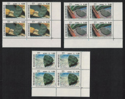 Honduras Pre-Columbian Civilisations UPAEP 3v Corner Blocks Of 4 1991 MNH SG#1149-1151 MI#1119-1121 - Honduras