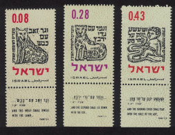 Israel New Year 3v Tabs 1962 MNH SG#234-236 - Other & Unclassified
