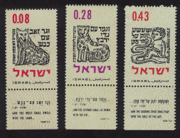 Israel New Year 3v Tabs 1962 MNH SG#234-236 - Altri & Non Classificati