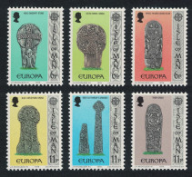 Isle Of Man Europa Celtic And Norse Crosses 6v 1978 MNH SG#133-138 Sc#133-138 - Isola Di Man