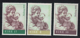 Ireland 'Virgin And Child' By Guercino Christmas 3v 1978 MNH SG#433-435 - Ongebruikt