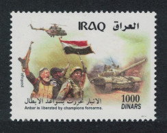 Iraq Tank Helicopter Liberation Of Anbar 2016 MNH SG#2522 - Irak