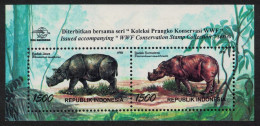 Indonesia WWF Rhinoceros MS 1996 MNH SG#MS2271 MI#Block 113 - Indonesië