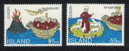 Iceland Europa CEPT St Brendan's Voyages 2v 1994 MNH SG#820-821 - Nuovi