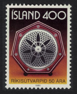 Iceland 50th Anniversary Of State Broadcasting Service 1980 MNH SG#593 - Ongebruikt