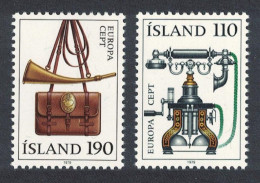 Iceland Europa Post And Telecommunications 2v 1979 MNH SG#570-571 - Unused Stamps