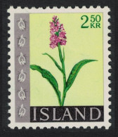 Iceland Orchid Wild Flowers 1968 MNH SG#447 - Nuevos