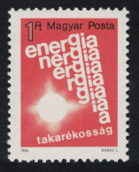 Hungary Save Energy Campaign 1984 MNH SG#3545 - Ungebraucht