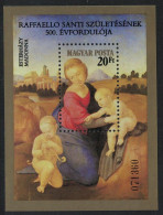 Hungary 500th Birth Anniversary Of Raphael Artist MS 1983 MNH SG#MS3502 - Nuovi