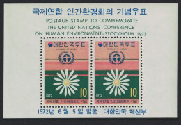 Korea Rep. UN Environmental Conservation Conference Stockholm MS 1972 MNH SG#MS1005 Sc#825a - Corea Del Sur