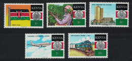 Kenya 25th Anniversary Of Independence 5v 1988 MNH SG#486-490 - Kenia (1963-...)