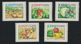 Jersey Cows And Farm Products 5v Self-adhesive Imprint '2005' MNH SG#985d-998d - Jersey