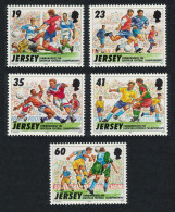 Jersey European Football Championship England 5v 1996 MNH SG#741-745 - Jersey