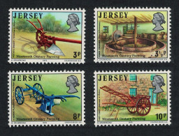 Jersey Nineteenth-century Farming 4v 1975 MNH SG#119-122 - Jersey