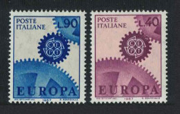 Italy Europa CEPT 2v 1967 MNH SG#1175-1176 - 1961-70: Mint/hinged