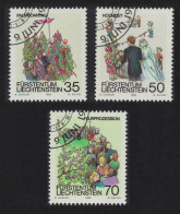 Liechtenstein Religious Festivals 3v 1986 CTO SG#895-897 - Gebraucht