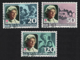 Liechtenstein 40th Anniversary Of Liechtenstein Red Cross 3v 1985 CTO SG#866-868 - Usados