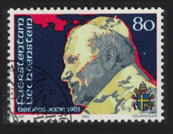 Liechtenstein Pope John Paul II Holy Year 1983 CTO SG#825 - Used Stamps