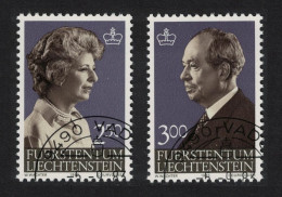 Liechtenstein Princess Gina Prince Francis Joseph II 2v 1983 CTO SG#823-824 - Usados