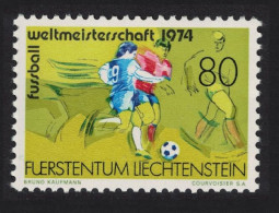 Liechtenstein World Cup Football Championship Germany 1974 MNH SG#593 - Unused Stamps