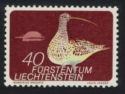 Liechtenstein Curlew Bird 1973 MNH SG#583 - Unused Stamps