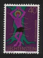 Liechtenstein St Sebastian Nendeln 1971 MNH SG#480a - Unused Stamps