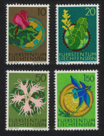 Liechtenstein Flowers 2nd Series 4v 1971 MNH SG#532-535 - Unused Stamps
