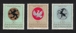 Liechtenstein Arms Of Church Patrons 3v 1st Issue 1969 MNH SG#507-514 - Ungebraucht