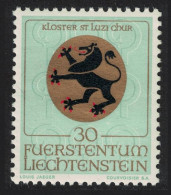 Liechtenstein Arms Of St Luzi Monastery 1969 MNH SG#507 - Ongebruikt