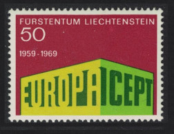 Liechtenstein Colonnade Europa 1969 MNH SG#499 - Unused Stamps