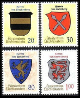 Liechtenstein Arms 4v 1965 MNH SG#443-446 - Nuovi