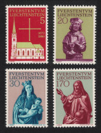 Liechtenstein Restoration Of Vaduz Parish Church 4v 1966 MNH SG#463-466 - Unused Stamps
