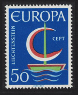 Liechtenstein Symbolic Ship Europa 1966 MNH SG#462 - Unused Stamps