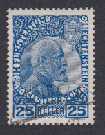 Liechtenstein Prince Johann II 25 Heller 1915 Canc SG#3 Sc#3a - Usati