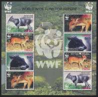 Liberia WWF Duikers Sheetlet Of 2 Sets 2005 MNH MI#5100-5103KB Sc#2370 A-d - Liberia