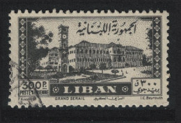 Lebanon Grand Serail Palace T2 1947 Canc SG#351 MI#370 Sc#C128 - Libano