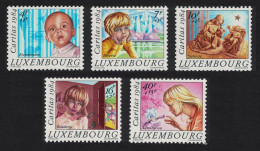 Luxembourg Christmas Children 5v 1984 MNH SG#1145-1148 MI#1112-116 Sc#B347-B351 - Nuovi