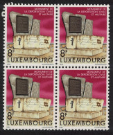 Luxembourg Deportation Monument Block Of 4 T2 1982 MNH SG#1096 MI#1062 - Nuevos