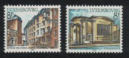 Luxembourg Synagogue State Museum Tourism 2v 1982 MNH SG#1090-1091 MI#1056-1057 - Neufs