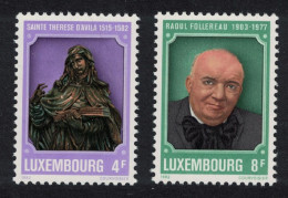 Luxembourg Anniversaries 2v 1982 MNH SG#1088-1089 MI#1054-1055 - Unused Stamps