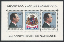 Luxembourg 60th Birthday Of Grand Duke Jean MS 1981 MNH SG#MS1059 MI#Block 13 - Nuovi