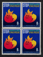 Luxembourg Energy Conservation Block Of 4 1981 MNH SG#1075 MI#1040 - Nuovi