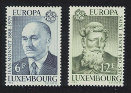 Luxembourg Famous People Europa 2v 1980 MNH SG#1046-1047 MI#1009-1010 - Unused Stamps