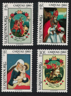 Luxembourg Glass Paintings 3rd Series 4v 1980 MNH SG#1055-1058 MI#1018-1021 - Ungebraucht